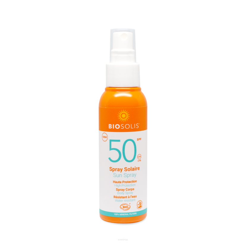 SPRAY PRZECIWSŁONECZNY DO CIAŁA SPF 50+ ECO 100 ml - BIOSOLIS (PRODUKT SEZONOWY)