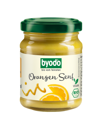 SOS MUSZTARDOWO - POMARAŃCZOWY BEZGLUTENOWY BIO 125 ml - BYODO