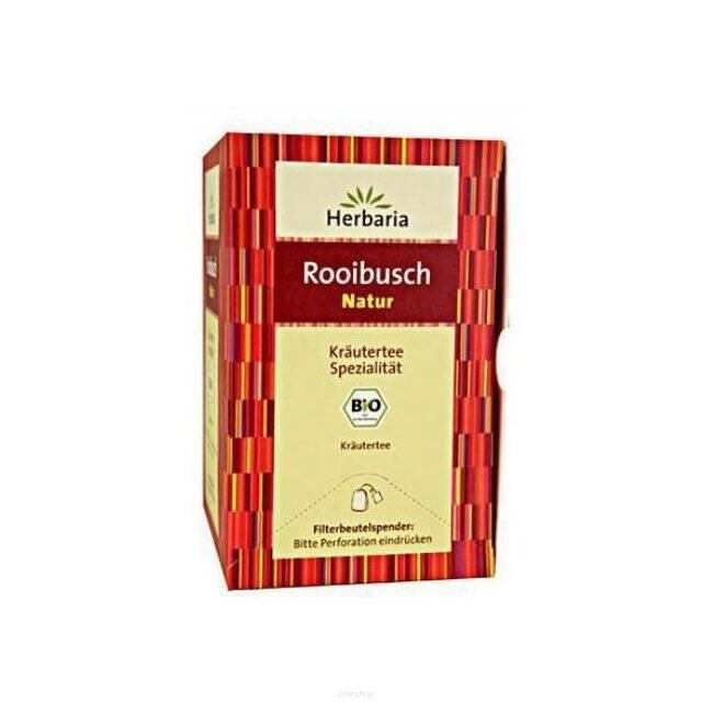 Herbata rooibos ekspresowa 15x2 g - Herbaria