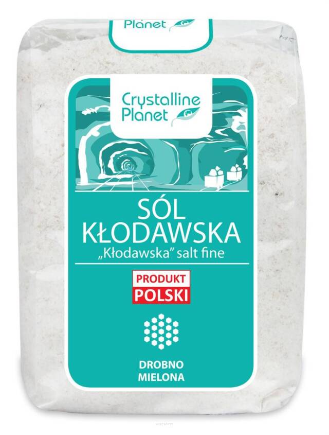 SÓL KŁODAWSKA DROBNO MIELONA 600 g - CRYSTALLINE PLANET