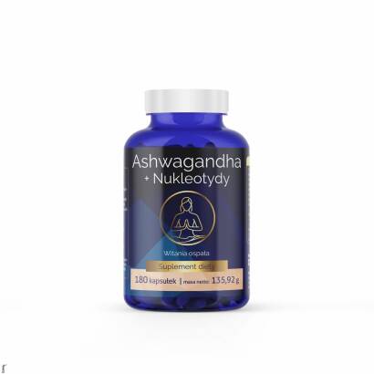 Ashwagandha + nukleotydy 180 kaps Jodavita