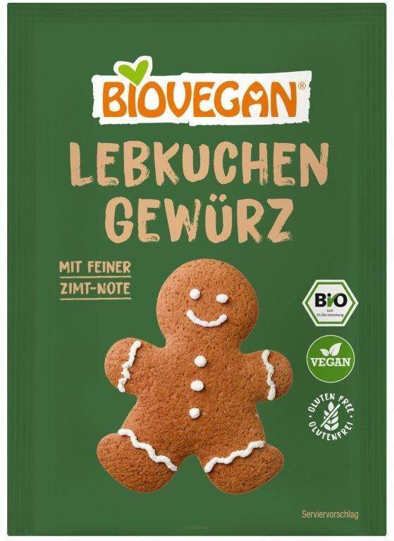 PRZYPRAWA DO PIERNIKA Z CYNAMONEM CEJLOŃSKIM BEZGLUTENOWA BIO 15 g - BIOVEGAN (PRODUKT SEZONOWY)