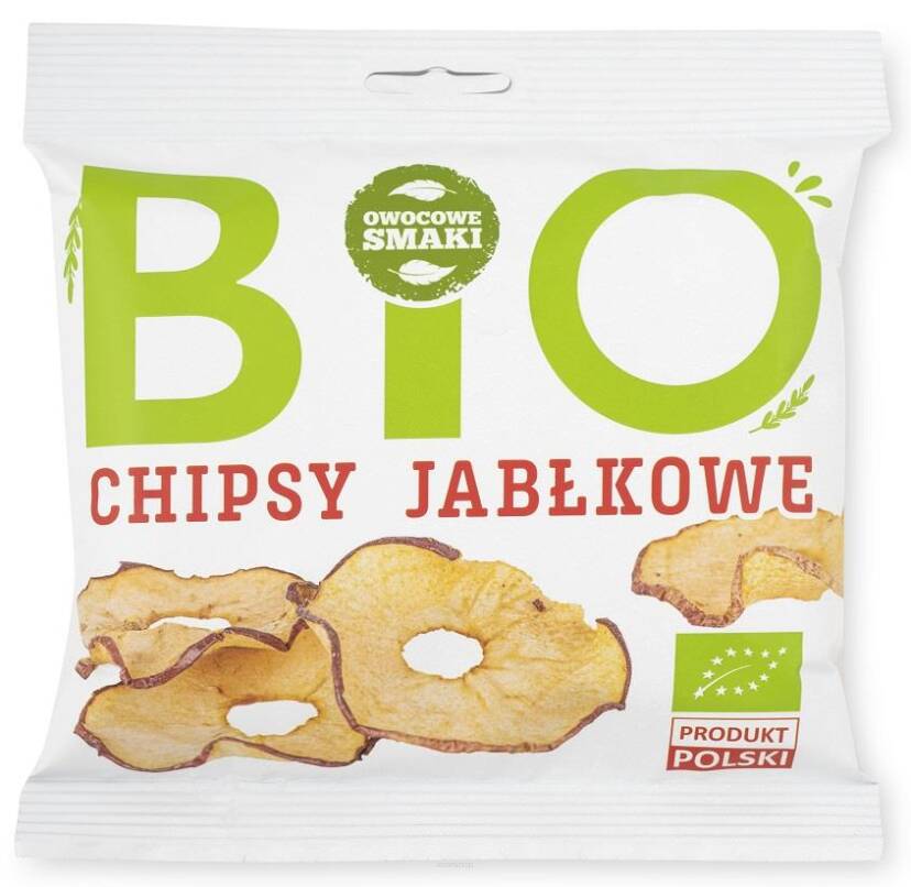 CHIPSY JABŁKOWE BIO 20 g - OWOCOWE SMAKI