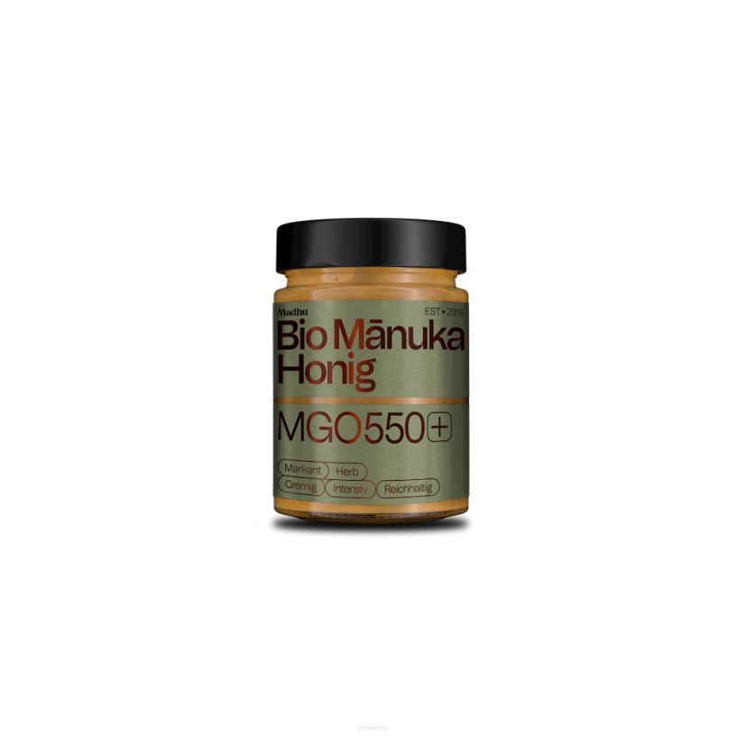 MIÓD MANUKA MGO 550+ BIO 250 g - BIO MANUKA