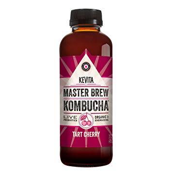 Naturalna niepasteryzowana Kombucha o smaku wiśniowym BIO 450ml - KEVITA