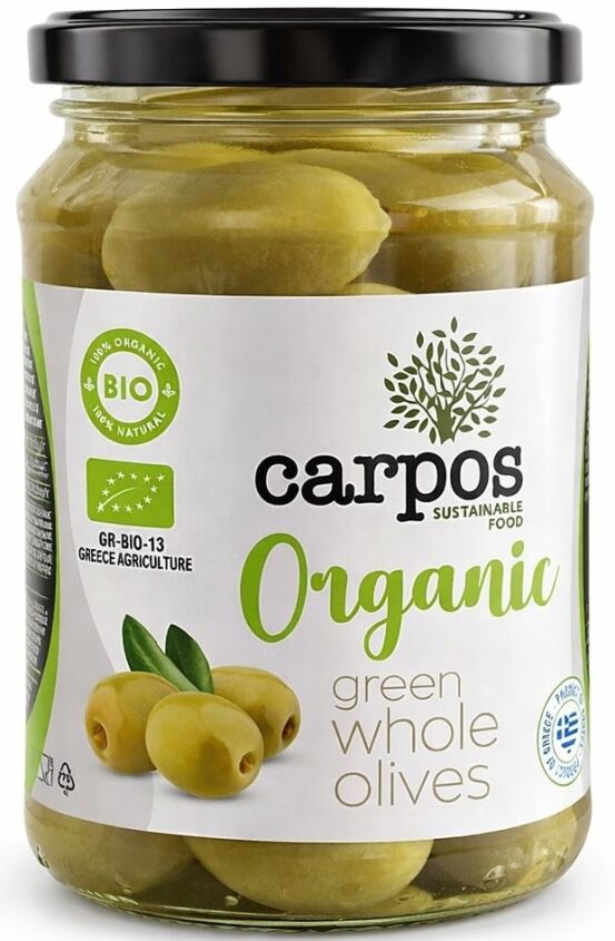 Oliwki zielone w zalewie BIO 355 g/ 200 g
