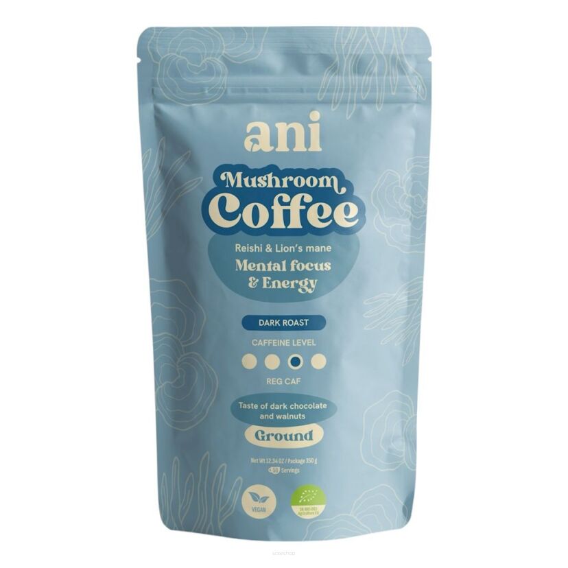 KAWA MIELONA ARABICA Z REISHI I LION'S MANE BIO 350 g - ANI