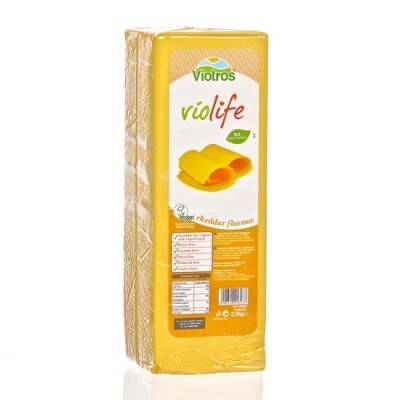 Wegański ser blok cheddar 2,5 kg - Violife