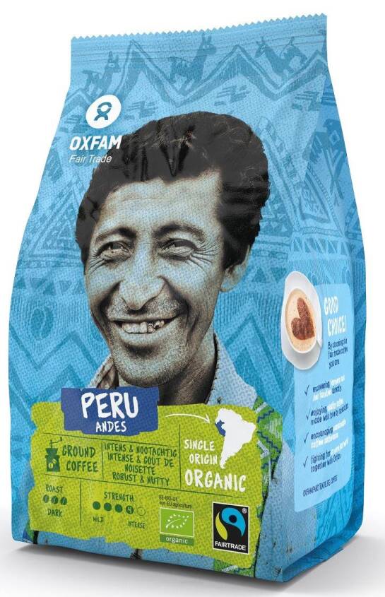 KAWA MIELONA BEZKOFEINOWA ARABICA/ROBUSTA FAIR TRADE BIO 250 g - OXFAM