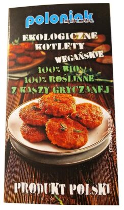 KOTLECIKI GRYCZANE WEGAŃSKIE BIO 140 g - POLONIAK