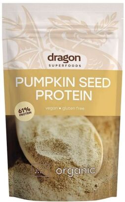 Białko z pestek dyni, 61% białka bez dodatku cukru, bezglutenowe BIO 200 g