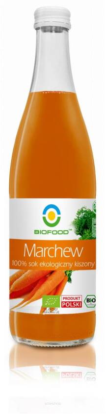 SOK Z MARCHWI KISZONEJ NFC BEZGLUTENOWY BIO 500 ml - BIO FOOD