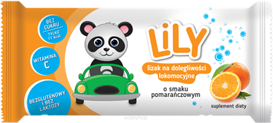 Lily lizak o smaku pomarańczowym na choroby lokomocyjne - 7Pharma