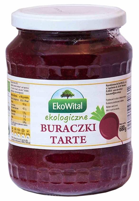 Buraczki tarte BIO 680 g