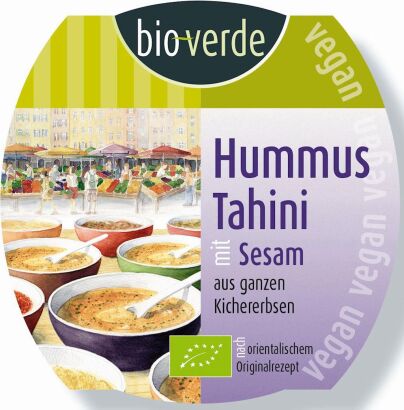 HUMMUS TAHINI BIO 150 g - BIO VERDE