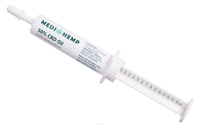 Medihemp 50% Pasta CBD/CBDa z ekstrakcji CO2 12 g - Medihemp