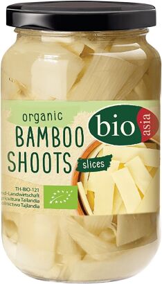 PĘDY BAMBUSA PLASTRY W ZALEWIE BIO 340 g (175 g) - BIOASIA