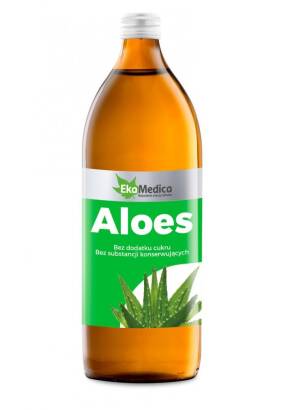 Aloes sok, sok z aloesu  99,8% 1000 ml - EkaMedica PROMOCJA!
