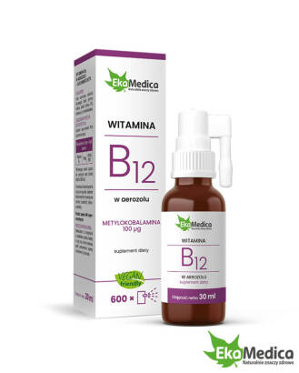 Witamina B12 w sprayu suplement diety 30 ml - EkaMedica