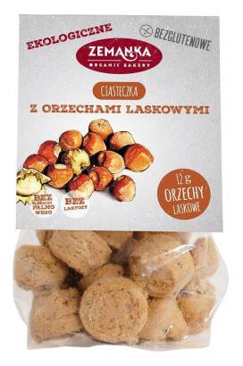 CIASTKA ORZECHOWE BEZGLUTENOWE BIO 100 g - ZEMANKA
