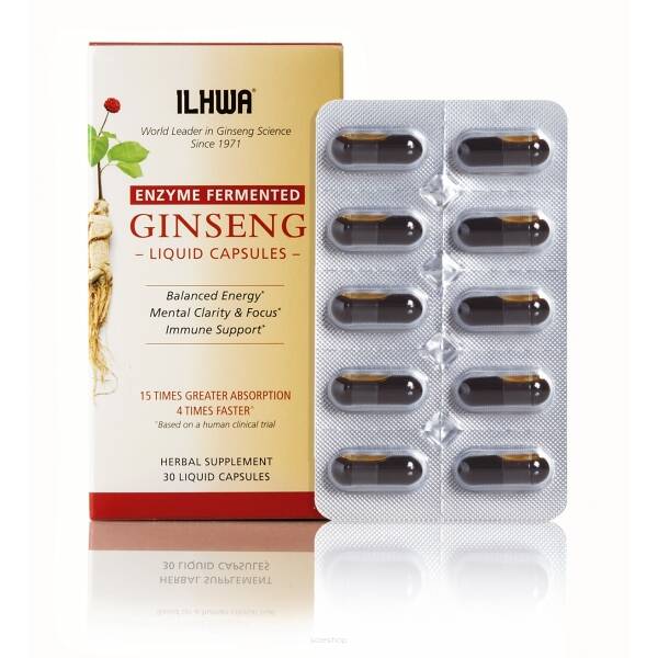 Żeńszeń sfermentowany GS15-4 GINSENG 30 kaps. - KenayAg