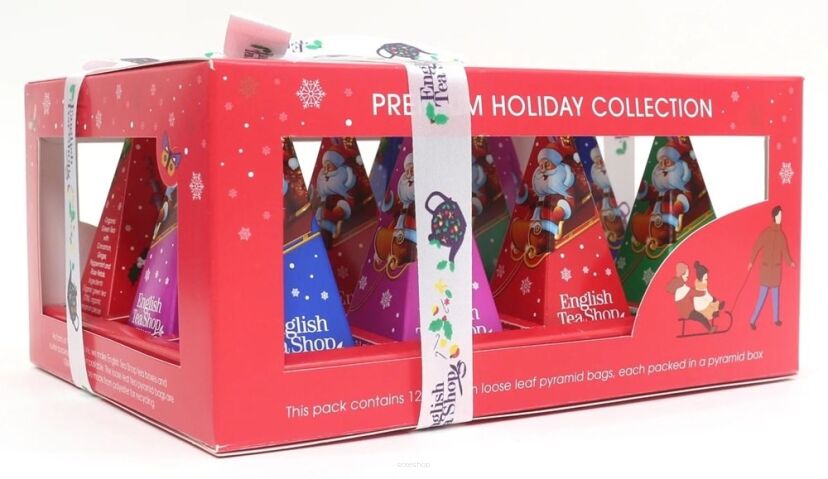 Zestaw herbat świątecznych piramidki Holiday RED (12x2) BIO 24g BN