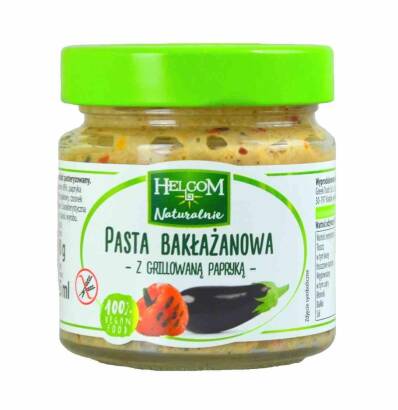 Pasta bakłażanowa z grillowaną papryką 190 g - Helcom