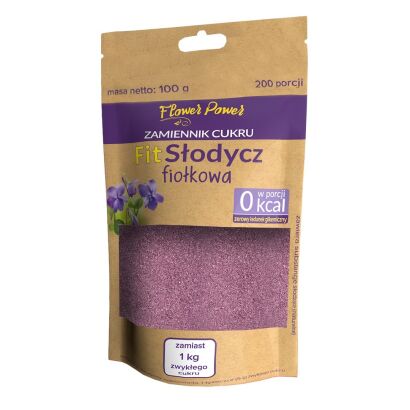 Fit słodycz fiołkowa 100 g - Flower Power