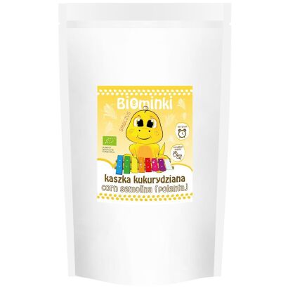 KASZKA KUKURYDZIANA BEZ DODATKU CUKRÓW BIO 500 g - BIOMINKI