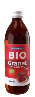 SOK Z GRANATU 100 % BIO 500 ml - NATURAVENA