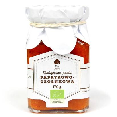 PASTA PAPRYKOWO - CZOSNKOWA BIO 170 g - DARY NATURY