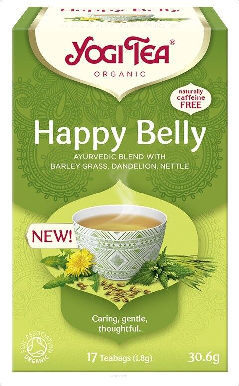 HERBATKA LEKKI BRZUCH (HAPPY BELLY) BIO (17 x 1,8 g) 30,6 g - YOGI TEA