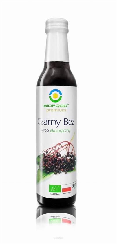 SYROP Z CZARNEGO BZU BIO 250 ml - BIO FOOD