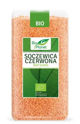 SOCZEWICA CZERWONA BIO 500 g - BIO PLANET