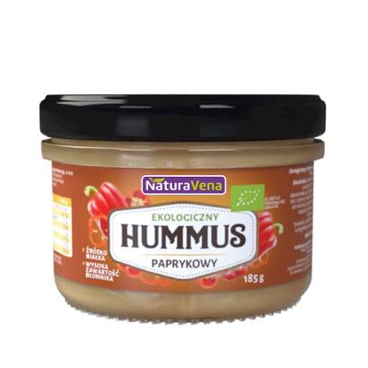 HUMMUS PAPRYKOWY BIO 185 g - NATURAVENA