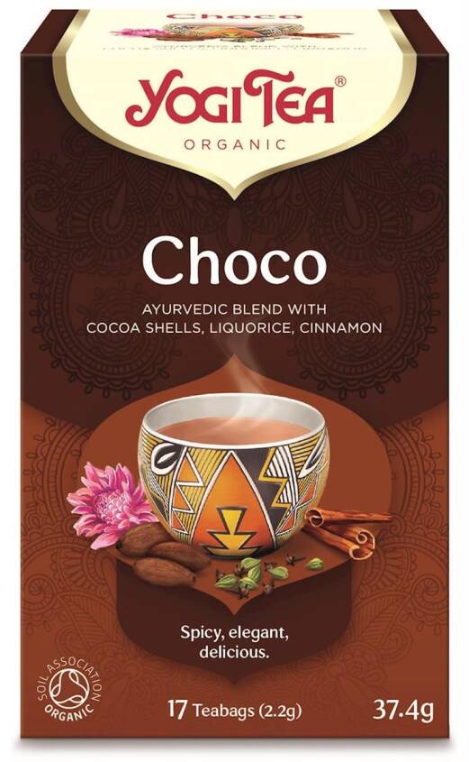 HERBATKA CZEKOLADOWA Z KAKAO (CHOCO) BIO (17 x 2,2 g) 37,4 g - YOGI TEA