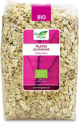 PŁATKI JĘCZMIENNE BIO 600 g - BIO PLANET