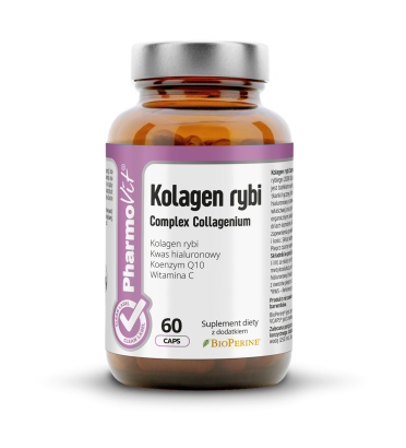 Kolagen rybi Complex Collagenium 60 kaps Vcaps® | Clean label Pharmovit