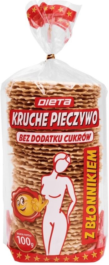 Kruche pieczywo z błonnikiem 100g