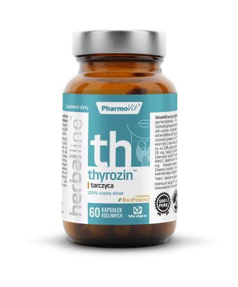 Thyrozin™ tarczyca 60 kaps Vcaps® | Herballine™ Pharmovit