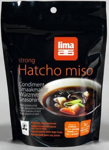 MISO HATCHO (PASTA SOJOWA Z JĘCZMIENIEM) BIO 300 g - LIMA