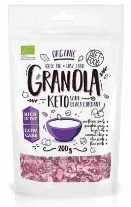 Keto granola z porzeczką BIO 200 g