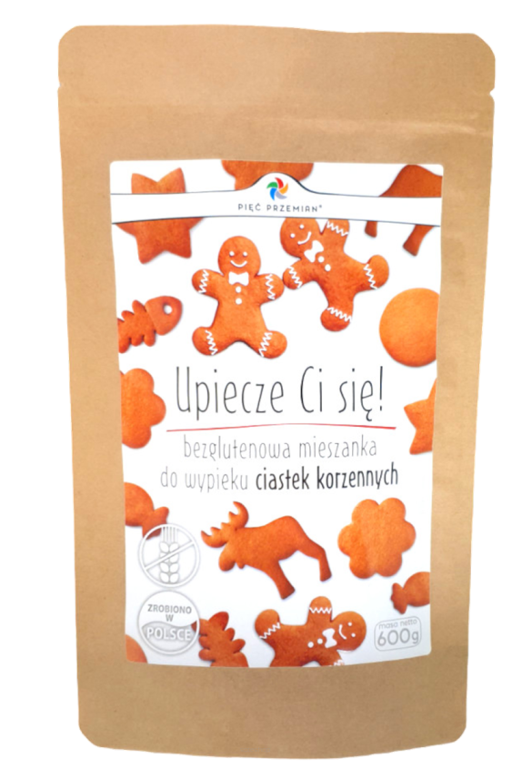 Mieszanka na ciastka korzenne bezglutenowe 600 g - Pięć Przemian