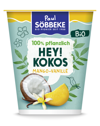 DESER KOKOSOWY MANGO - WANILIA BIO 330 g - SOBBEKE