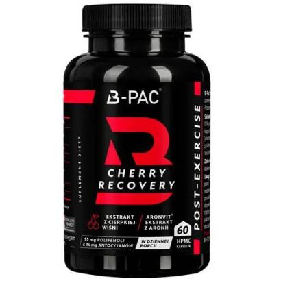 B-PAC Cherry Recovery, po treningu 60kaps. - ARONPHARMA
