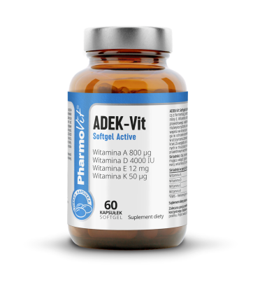 ADEK-Vit Softgel Active 60 kaps | Clean Label Pharmovit