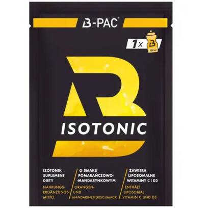 B-PAC Isotonic o smaku pomarańczowo-mandarynkowym, 35g (saszetka)
- ARONPHARMA