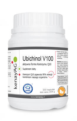 UBICHINOL-KOENZYM Q10 V100 300 kaps. - KenayAg