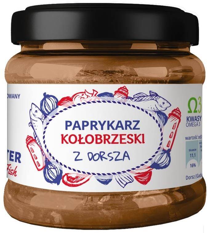 PAPRYKARZ KOŁOBRZESKI Z DORSZA 155 g - KUTER FISH