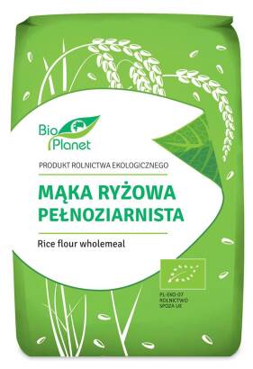 MĄKA RYŻOWA PEŁNOZIARNISTA BIO 1 kg - BIO PLANET